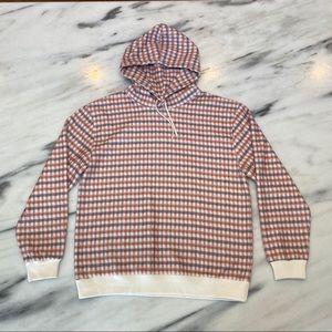 Mens | Topman | Ecru and Orange Hoodie | New | M